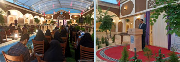 گزارش تصویری از همایش خوشنویسی مشق نور در شهرستان آران و بیدگل همراه با بزرگداشت روز ملی خلیج فارس