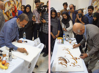 گزارش مصور از برگزاری نخستین کارگاه نقاشی‌خط جشنواره «فرهنگ، رسانه و آموزش عمومی»