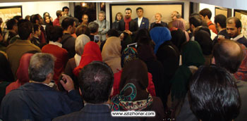 تصاویر مراسم افتتاحیه نمایشگاه آثار نقاشیخط استاد احمد آریا منش با عنوان عشق شادی است . . . در نگارخانه والی تهران/آبانماه 1394