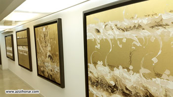 تصاویر مراسم افتتاحیه نمایشگاه آثار نقاشیخط استاد احمد آریا منش با عنوان عشق شادی است . . . در نگارخانه والی تهران/آبانماه 1394