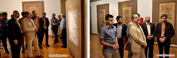 بخش «1» تصاویر نمایشگاه از فرش تا عرش در فرهنگسرای نیاوران