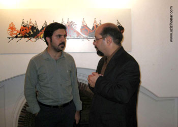 گزارش مصور از نمایشگاه آثار خوشنویسی مدرن استاد حسن قادر در موسسه فرهنگی اکو