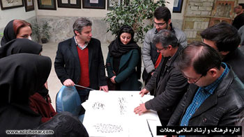 برگزاری کارگاه آموزش خوشنویسی با حضور استاد علی قربانی بمناسبت دهه فجر در محلات