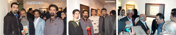 گزارش تصویری از مراسم افتتاحیه نمایشگاه آثار خوشنویسی اساتید و هنرمندان با عنوان لعل خاموش 2 در گالری ایده پارسی