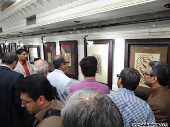با حضور اساتید برتر خوشنویسی کشور نمایشگاه خوشنویسی دوگانه‌های خط در سبزوار افتتاح شد