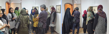 گزارش مصور از نمایشگاه آثار خط کرشمه هنرمند ارجمند ملیحه سیف آبادی با عنوان درمیان دوات 2 در نگارخانه سدیفی