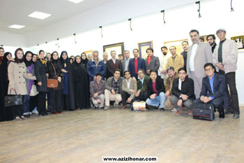 تصاویری از نمایشگاه آثار خوشنویسی اساتید و فوق ممتاز های انجمن خوشنویسان مشهد به مناسبت دهه مبارک فجر