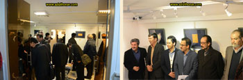 آیین با شکوه افتتاحیه نمایشگاه خوشنویسی آقای نوید اعلم در فرهنگسرای ابن سینا