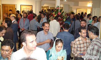 بخش اول تصاویر مراسم افتتاحیه نمایشگاه آثار خوشنویسی استاد جواد بختیاری با عنوان مسند مستانگی