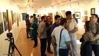 گزارش مصور از نمایشگاه نقاشیخط و نقاشی مدرن اعضای گروه هنری رفلکت با عنوان چهارمین انعکاس