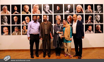 گزارش تصویری از آئین افتتاحیه نمایشگاه تصاویر و آثار هنری چهره‎های ماندگار با عنوان در قاب تجلی در فرهنگسرای نیاوران، تیرماه 1396