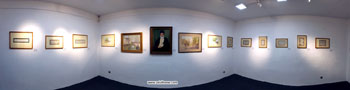 گزارش تصویری از نمایشگاه آثار خوشنویسی و نقاشی چهره ماندگار خوشنویسی کشور استاد کیخسرو خروش با عنوان از سطر تا بوم در نگارخانه فردا آبان 95