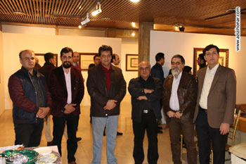 گزارش تصویری از افتتاح نمایشگاه آثار خوشنویسی هنرمند فرهیخته آقای محمد علی معین با عنوان قلم حیرانی در فرهنگسرای نیاوران-بهمن 1395
