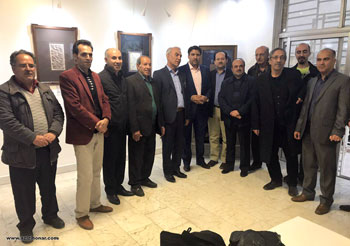 گزارش تصویری از نمایشگاه آثار خوشنویسی اساتید سید محمد فاتح سیدنطنزی و علی خیری حبیب آبادی با عنوان از صفای نستعلیق تا بهار شکسته در اصفهان