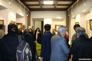 گزارش تصویری از نمایشگاه آثار خوشنویسی استاد ازهار شرکاء در نگارخانه آرتی نو