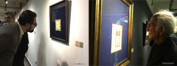 گزارش تصویری از افتتاحیه نمایشگاه خوشنویسی جمع مشتاقان به یاد علی محمد شیرازی در فرهنگستان هنر- آبان 97