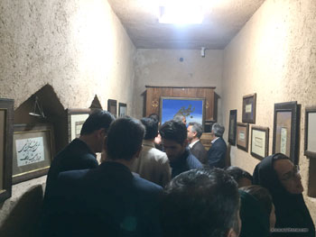 نمایشگاه آثار خوشنویسی محمود نادری در موزه فرهنگی سمیرم