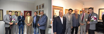 گزارش تصویری از نمایشگاه گروهی خطوط مختلف از کلک خوشنویسان معاصر ایران با عنوان مُرقّع جاوید