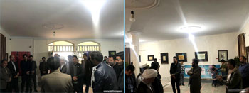 نمایشگاه خوشنویسی و نقاشیخط نی ناله به مناسبت ایام اربعین حسینی در شهر آبسرد دماوند