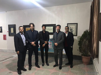 نمایشگاه خوشنویسی و نقاشیخط نی ناله به مناسبت ایام اربعین حسینی در شهر آبسرد دماوند