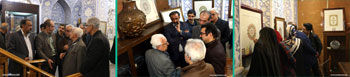 گزارش تصویری از نمایشگاه آثار تذهیب استاد داور پروین در موزه هنرهای ملی ایران