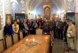 گزارش تصویری از نمایشگاه آثار تذهیب استاد داور پروین در موزه هنرهای ملی ایران