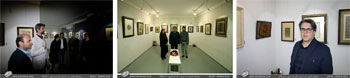 گزارش تصویری از نمایشگاه گروهی آثار نگارگری، تذهیب، گل و مرغ و تشعیر جمعی از هنرجویان استاد محمد مرادی با عنوان گلشن سبا در گالری لاجورد- آذرماه1396