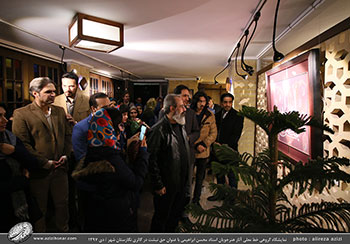 گزارش تصویری از نمایشگاه گروهی خط معلی آثار هنرجویان استاد محسن ابراهیمی با عنوان حق نبشت در نگارستان شهر- دیماه 97