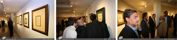 گزارش تصویری از افتتاحیه نمایشگاه گروهی آثار خوشنویسی اساتید؛ احمد احمدی، محمود رهبران و یادگار خیام درگالری شکوه