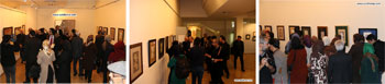 تصاویر مراسم افتتاحیه « نمایشگاه بانوان خوشنویس ایران » در موزه ی هنرهای دینی امام علی علیه السلام