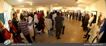 گزارش تصویری از افتتاح نمایشگاه خیریه خوشنویسی و نقاشیخط جمعی از اساتید مطرح کشور با عنوان دستهایی که به هم پیوسته است در گالری سیحون 2