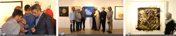 گزارش تصویری از افتتاح نمایشگاه خیریه خوشنویسی و نقاشیخط جمعی از اساتید مطرح کشور با عنوان دستهایی که به هم پیوسته است در گالری سیحون 2