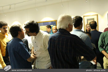 گزارش تصویری از افتتاحیه نمایشگاه گروهی خوشنویسی حضور مجلس انس در گالری لاجورد
