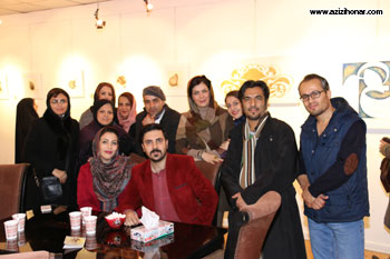 گزارش تصویری ار افتتاحیه نمایشگاه گروهی نقاشیخط نوجامه در نگارخانه هنر ایران