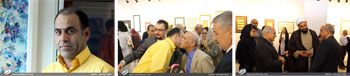 بخش سوم تصاویر مراسم افتتاحیه نمایشگاه آثار استادان، هنرمندان و هنرجویان خط شکسته معاصر در برج میلاد تهران با عنوان سماع شکسته - شهریور 1396