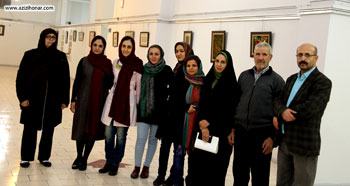 نمایشگاه گروهی آثار نگارگری و تذهیب با عنوان " نقش دل "در فرهنگسرای بهمن تهران 
