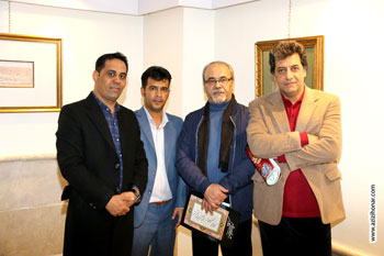 گزارش تصویری از نمایشگاه آثار شکسته نستعلیق هنرمند ارجمند آقای علی رسولی با حضور اساتید خوشنویسی کشور در فرهنگسرای ابن سینا -تهران