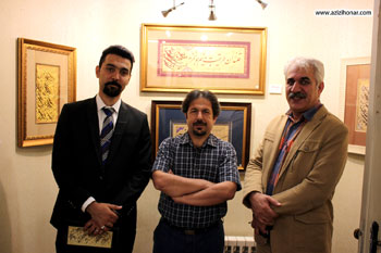 گزارش مصور از مراسم افتتاحیه نمایشگاه آثار خوشنویسی استاد علی اشرف صندوق آبادی با عنوان نقش مهر در گالری ترانه باران