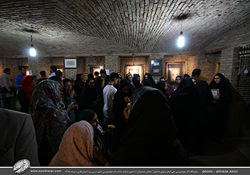 گزارش تصویری از افتتاحیه با شکوه نمایشگاه آثار خوشنویسی علی اصغر رسولی با عنوان غوغای عشقبازان با حضور اساتید صاحب نام خوشنویسی کشور در شهرستان نی ریز-مرداد1398
