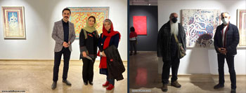 گزارش تصویری از نمايشگاه انفرادی آثار هنرمند گرامی آنيتا اشرفى با عنوان ريشه‌های من در گالری کاما