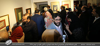 بخش دوم تصاویر مراسم افتتاحیه نمایشگاه آثار خوشنویسی استاد محمد شهبازی در گالری جاوید- بهمن98