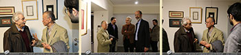 بخش اول تصاویر مراسم افتتاحیه نمایشگاه آثار خوشنویسی استاد محمد شهبازی در گالری جاوید- بهمن 98