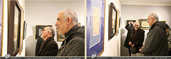 بخش اول تصاویر مراسم افتتاحیه نمایشگاه آثار خوشنویسی استاد محمد شهبازی در گالری جاوید- بهمن98