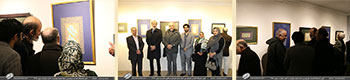 بخش اول تصاویر مراسم افتتاحیه نمایشگاه آثار خوشنویسی استاد محمد شهبازی در گالری جاوید- بهمن98