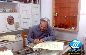 نگارش اولین قرآن به نسخ ایرانی در استان گیلان توسط هنرمند گرامی آقای احمد قربانی