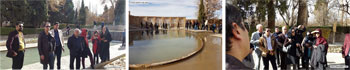 تصاویر بازدید اساتید و همراهان مجموعه ساقی از عمارت دیدنی باغ شاهزاده ( باغ شازده ) ماهان در کرمان - آذرماه 1395