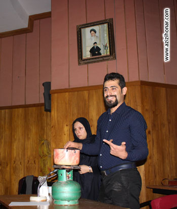 کارگاه تخصصی ساخت کاغذ آهار و مهره توسط علیرضا یاراحمدی در شهرستان رفسنجان " آذرماه 1395 " 
