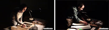 کارگاه تخصصی قطعه بندی آثار هنری توسط استاد محمد نباتی در شهرستان رفسنجان " آذرماه 1395 "