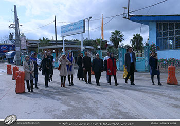 تصاویری از حواشی سفر گروه هنری فروغ رخ ساقی به استان مازندران- شهر ساری/ آذر1397