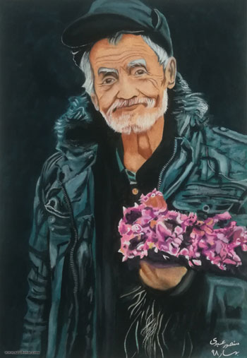 منصور عبدی / نقاش و نگارگر / بوشهر